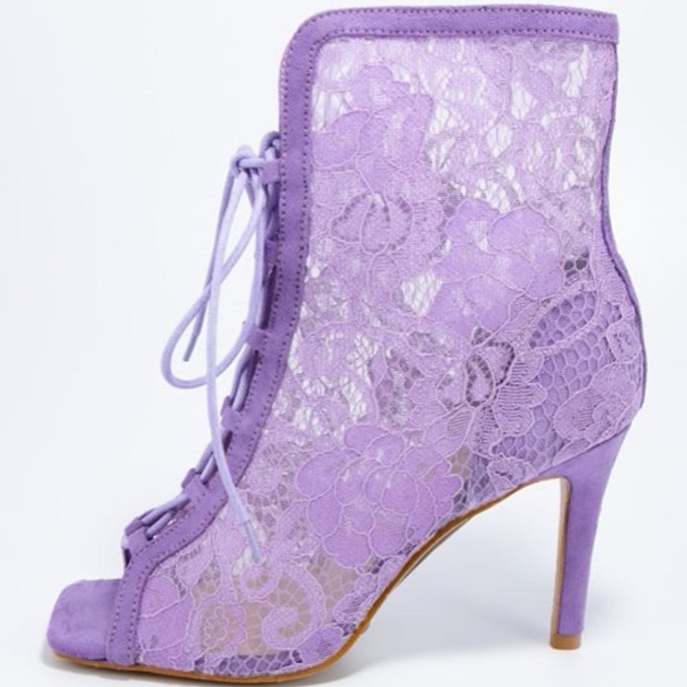 Mesh Lace Booties